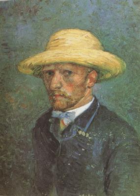 Vincent Van Gogh Self-Portrait with Straw Hat (nn04) Germany oil painting art
